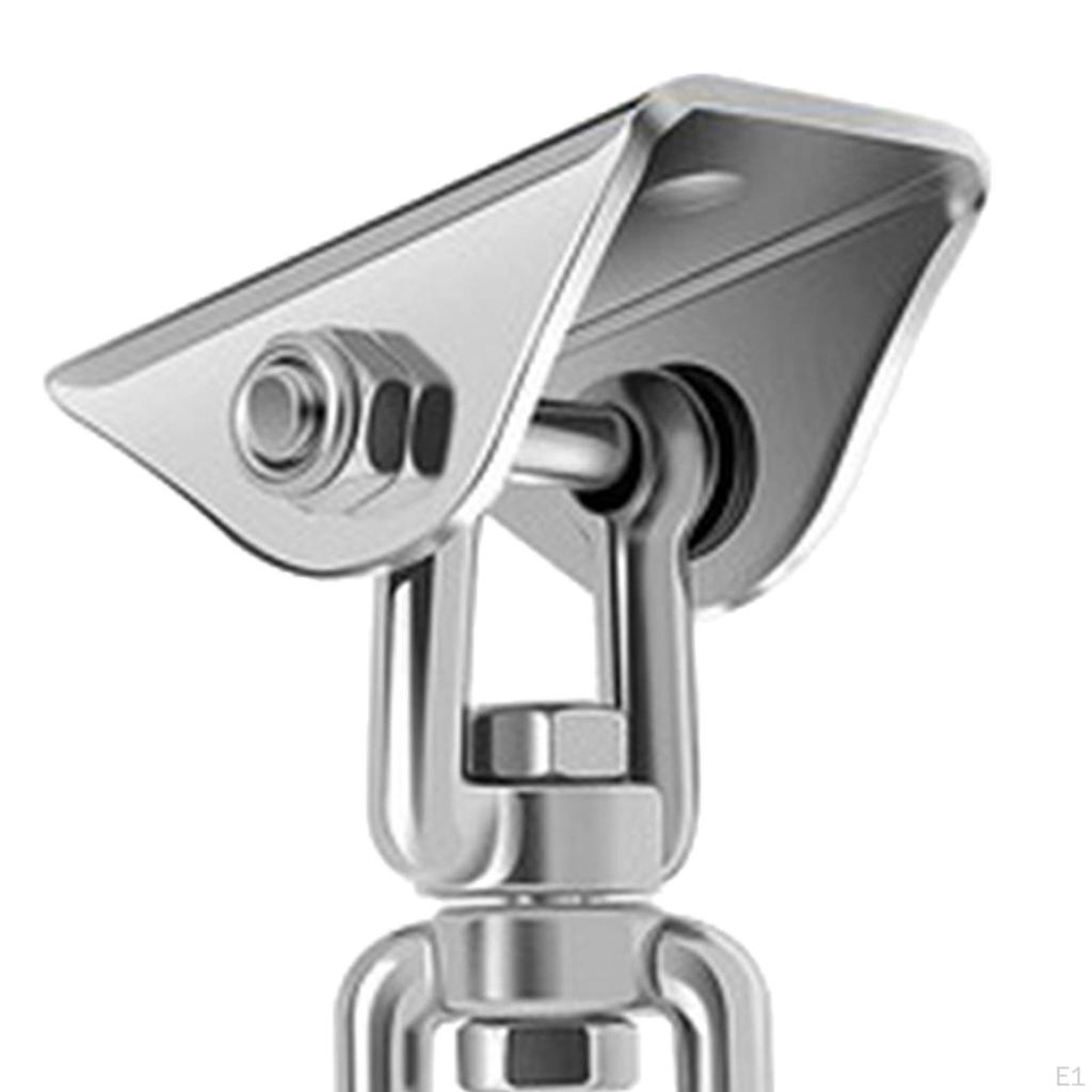 304 Stainless Steel Swing Hanger for Ceiling Wooden Porch Hanging , Hooks Degree Rotate
