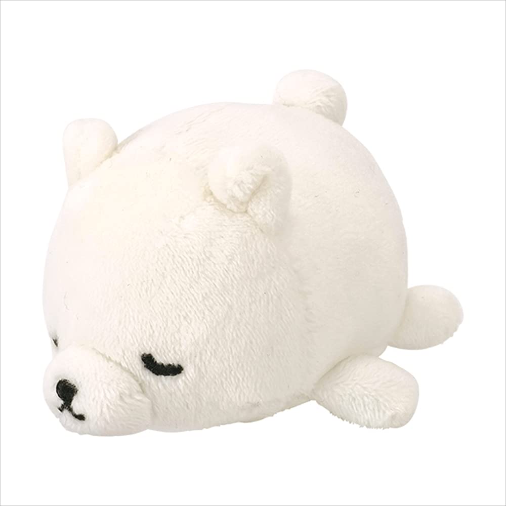 

Livheart Relaxing Item, Palm-Sized Mochi Premium Sleepy Animals, Lucky the Polar Bear (Approx. 5cm in Length), Cute, Stress Relief, 61046-11