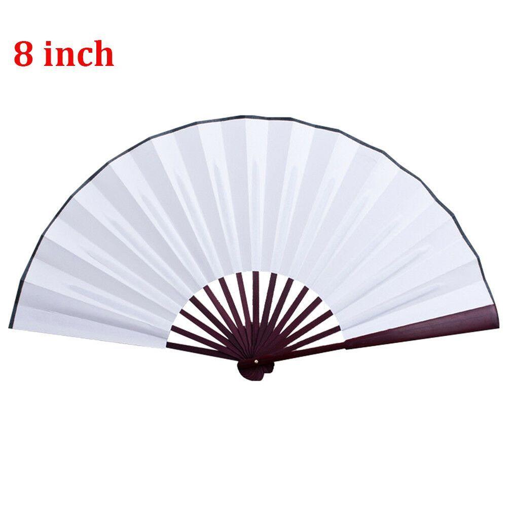 Graffiti Chinese Style Blank Cloth Wedding Decoration DIY Hand Folding Fan Folding Fan Home Party