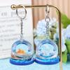 Kawaii Dolphin Fish מחזיק מפתחות אוקיינוס ​​בעלי חיים מחזיק מפתחות נשים בנות תיק תליון אביזרי תכשיטים