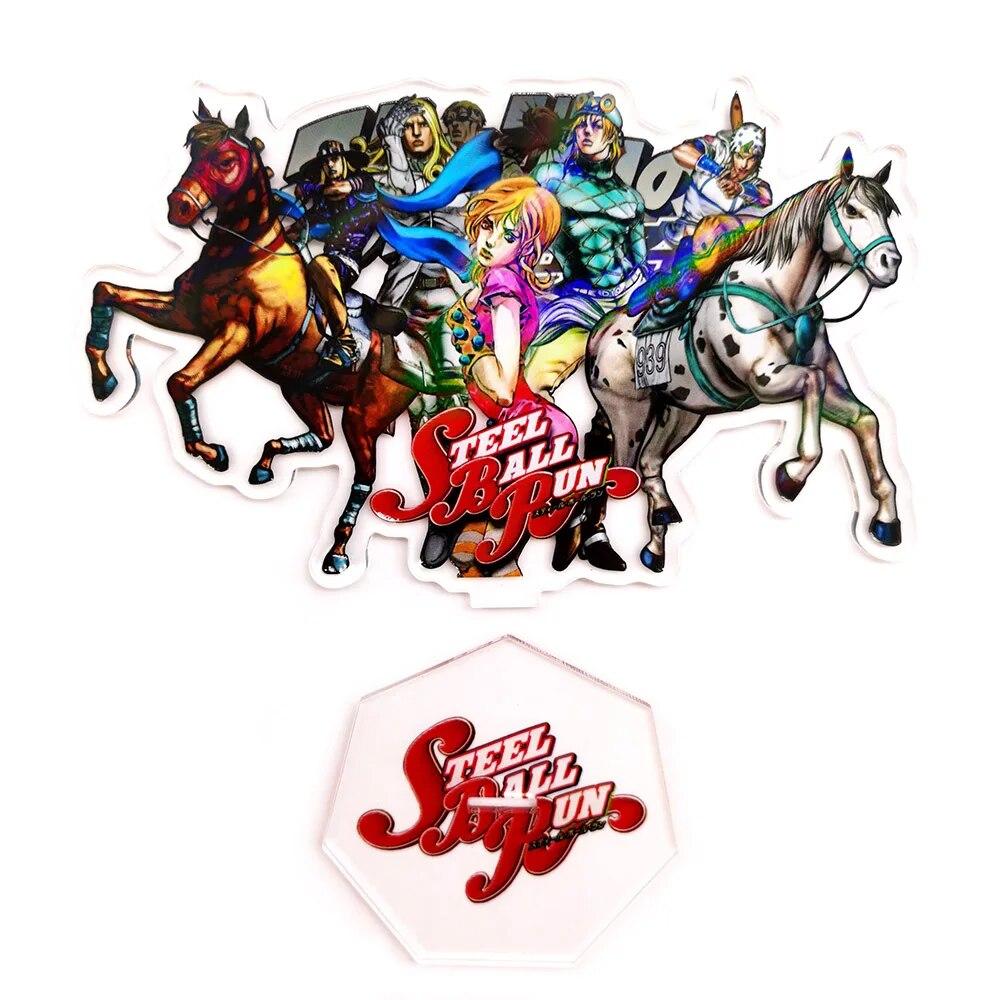 JoJo No Kimyou Na Bouken SBR Bizarre Adventure Johnny Funny Diego Zeppeli GM Acrylic Stand Standee Toy Figure