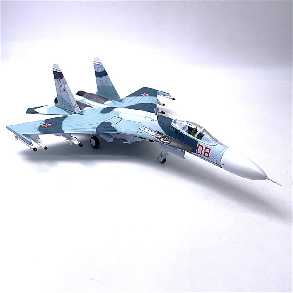 SU-27 Flanker Heavy Aircraft 1:100 Model Simulation Fighter Aviation Military Science Display Model