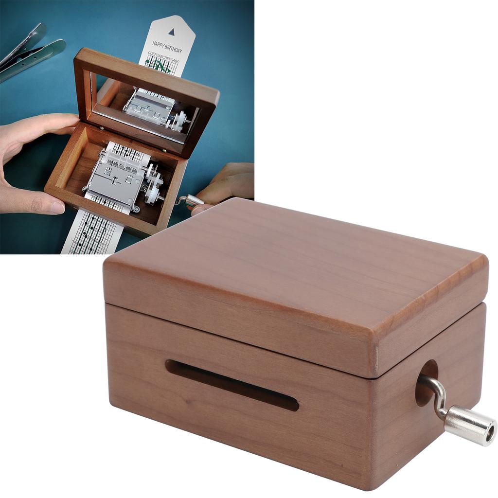 Paper Strip DIY Music Box Handcrank Musical Box Gift Boys Girls Children Birthday Christmas