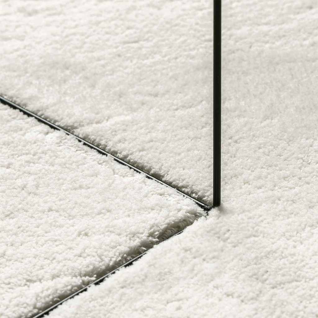 Area Rug HUARTE Cream 100 X 200 Cm Polyester