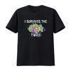 I Survived the 60s Twice T Shirt Vintage Washed Designer Clothes Breathable Homme Versatile Graphic Slightly Streetwear Unisex