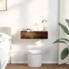 VidaXL Wall Shelf with Drawers Smoked Oak Engineered Wood 859972