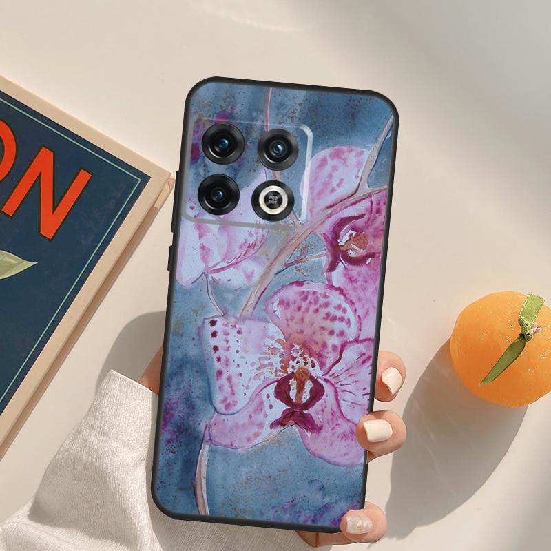 Orchid Flowers Colorful Case For OnePlus 13T 10T 10R 12R 13R 15 13 12 11 10 9 Pro Nord CE 5 2 3 4 Lite N20 N30 Cover
