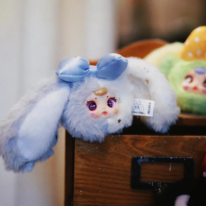 Mm Lovely Toffee Rabbit V2 Plush Vinyl Key Chain Cute Bag Fashion Pendant Girl Birthday Gift For Kids Adults Children's Birthday Gift Holiday Present