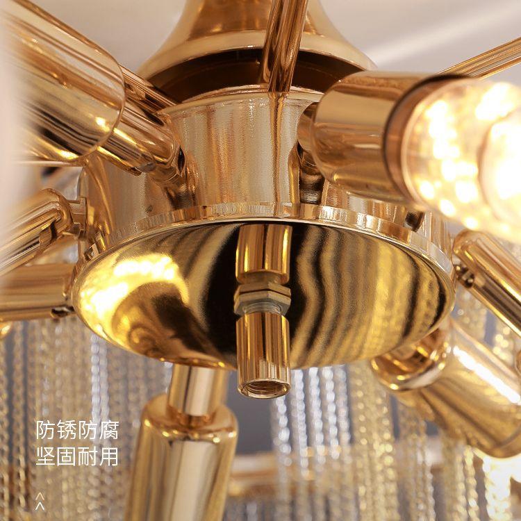 Aluminum Chain Ceiling Chandelier Living Room High Quality Home Decor Bedroom Light Fixture Study Indoor Lighting