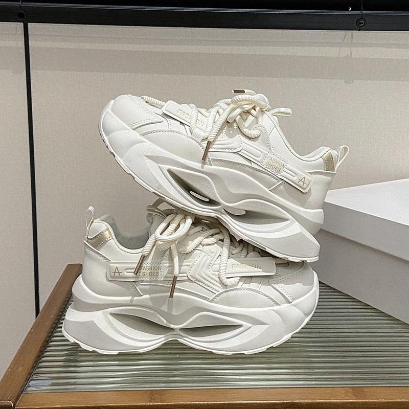 ins new dad shoes women 2025 spring student sports running shoes casual shoes platform height increase FB7706