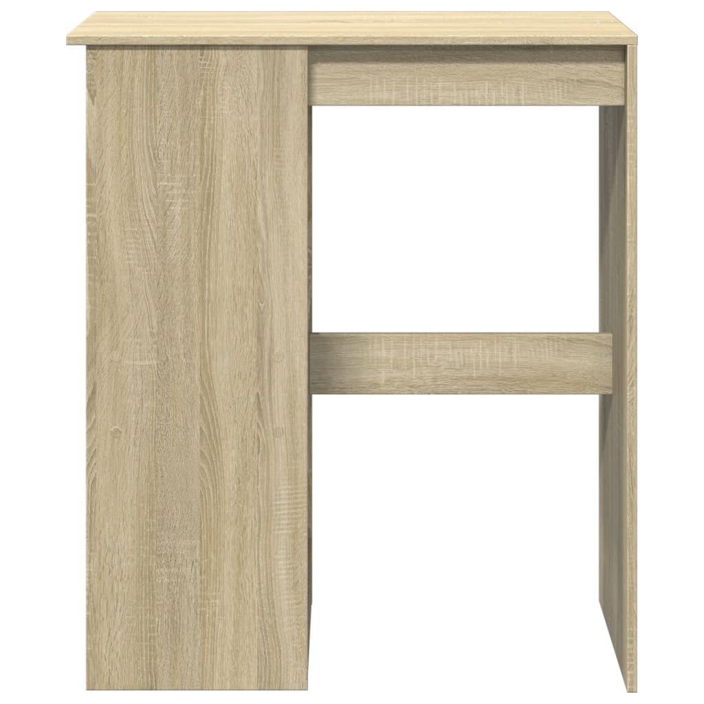 Bar Table with Shelf Sonoma Oak Finish 90 x 47.5 x 103.5 cm Particleboard