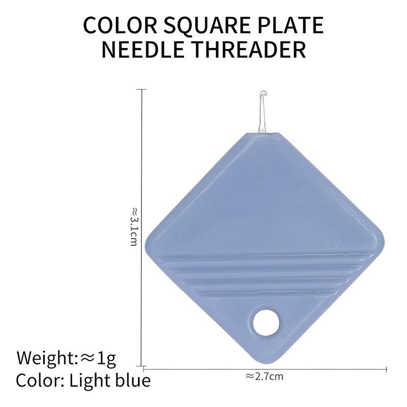 New Simple Square Needle Threader DIY Sewing Tool Quick Needle Inserter for Elderly
