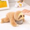 Sloth Husky Plush Lying Animal Pig Panda Stuffed Animal Doll Raccoon Bear Plush  Home Decor