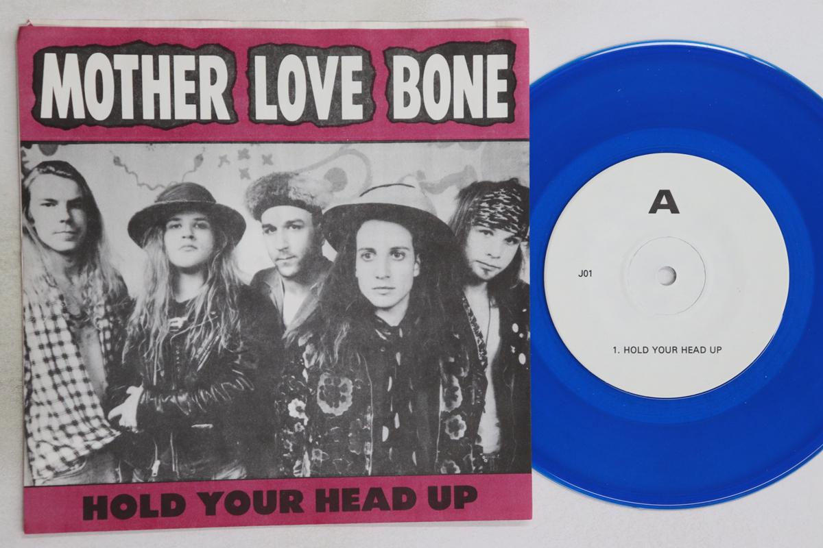 

7-дюймовая пластинка MOTHER LOVE BONE Держи голову выше Человек из золота W J01 НЕ НА ЛЕЙБЛЕ Неизвестный рок Б/У
