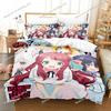 3D Printed Anime Zombie Land Saga Bedding Set Boys Girls Twin Queen Size Duvet Cover Pillowcase Bed Kids Adult Home Textile