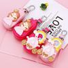 Anti-Wear Car General Key Case Cute Cartoon Key Protective Case Princess Car Key Bag  Gift