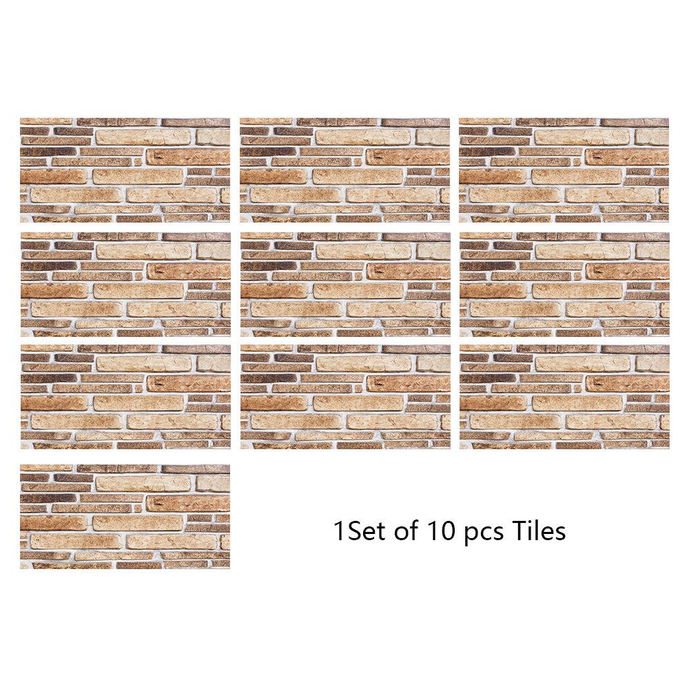 Gray Marble Texture Rectangular Tile Sticker Kitchen Bathroom Stair Renovation Waterproof Wall Sticker