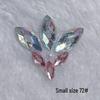 Children's Floral Face Stickers with Crystal Diamonds & Tassels for Ancient Style Makeup