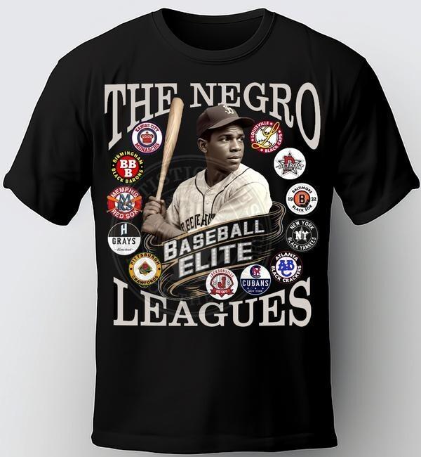 ФУТБОЛКА БЕЙСБОЛЬНОЙ ЛИГИ НЕГРОВ. ЭЛИТА. Футболка Месяц черной истории. Футболка Unisex XXL
