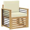 Outdoor Sofa Set Polyester White