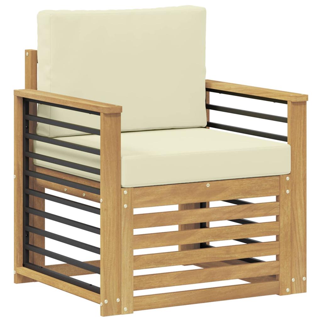 Outdoor Sofa Set Polyester White
