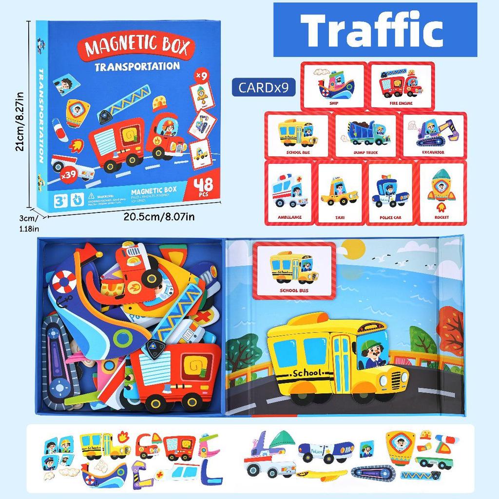 Magnetic Dress-up Puzzle for Kids, Educational Toy for Ages 3-6, Perfect Kindergarten Gift