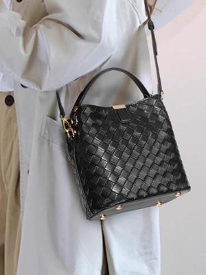 2025 Vielseitige Große Kapazität Gewebte Crossbody Schulter Handtasche