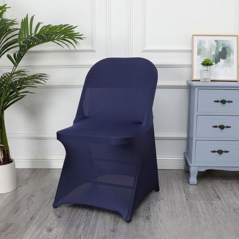 1/2/5 PCS Stretch Spandex Wedding Chair Cover for Weddings Birthdays Parties Events Hotels Banquets