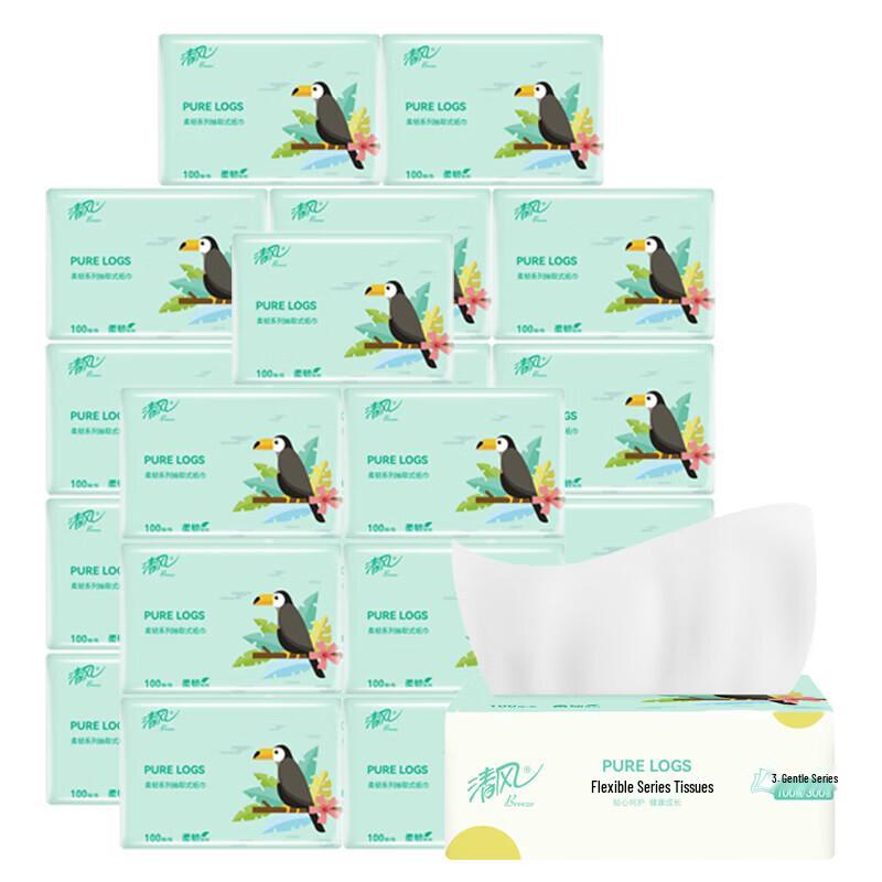 Qingfeng Soft 3-Ply Facial Tissues