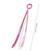 6pcs Lovely Women Braided Wig Ponytail Headband Rubber Hair Bands Women Hair Accessories Hair Ornament