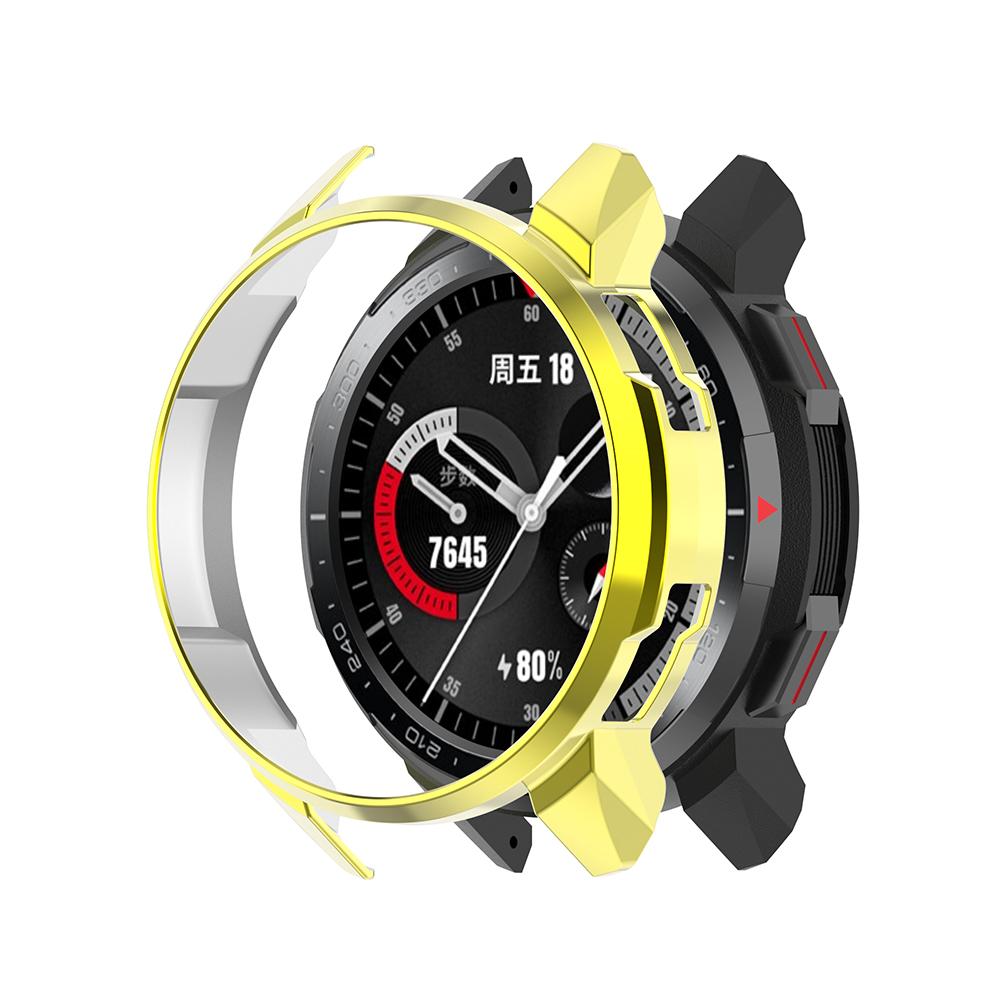 

Electroplated PC Protective Case For Huawei Honor Watch GS Pro Hollow Protector Shell Frame Bumper Honor Watch GS Pro золотой