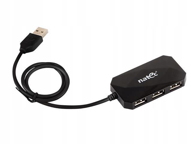 USB Hub Natec NHU-0647 LOCUST 4xUSB 2.0 black