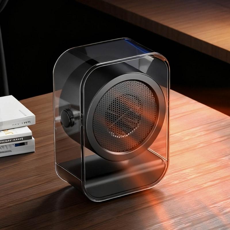 Small Electric Heaters Fast Warming up Low Noise Operation Automatic Shutoff Safety Feature for Bedroom Indoor Heating