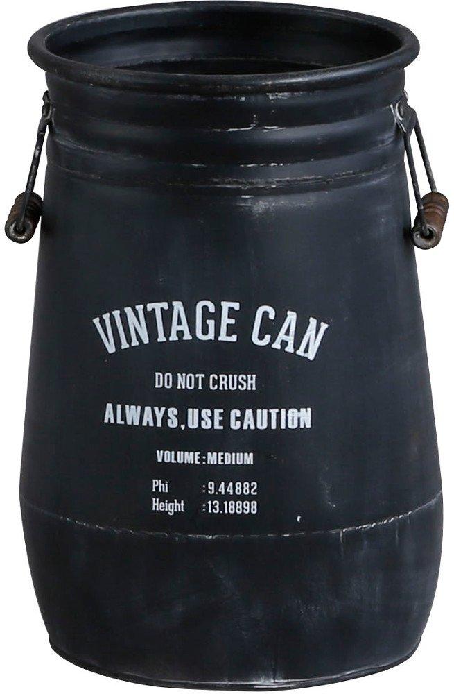 

Ведро Abite в античном стиле Jardin Long Can S черное WO-906-BK чёрный