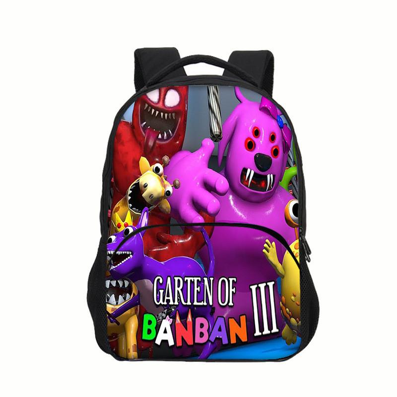 Garten Of Banban 3 Kinder Schulrucksack Mit Lustigem Anime Muster Für Schüler der 3. und 4. Klasse