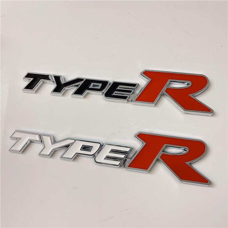 Suitable for modified metal car stickers TYPER car logo Civic Fit Lingpai Sprite XRV Binzhi types
