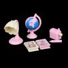 Doll Play Dollhouse Furniture Desk+Lamp+Laptop+Chair Accessories For 1/6 Doll