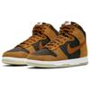 Nike Dunk High Premium Dark Curry Unisex Sneakers Brown Velvet-Brown Dark-Russet DD1401-200