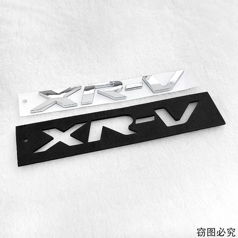 ABS Car Styling Letters Stickers Rear Trunk Emblem Badge for Honda CR-V UR-V XR-V Logo Auto Modification Decal Accessories