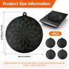 2/4Pcs Induction Cooktop Mat Multifunctional Silicone Countertop Protector Mat  Cooktop Scratch for Kitchen Cooking 24cm