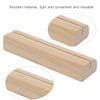 5 st Trä visitkortshållare Fotoställ Anteckningsklämma Inskrivningsmaterial(Ljus färg )