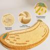 Tappeto da Bagno Morbido in Peluche di Fibra di Banana Assorbente Tappeto per Bagno Antiscivolo Tappeto per Pavimento Tappeto Decorativo per Pavimento