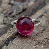 Rhodolite Garnet Gemstone Handmade 925 Sterling Silver Jewelry Fantastic Ring For Women