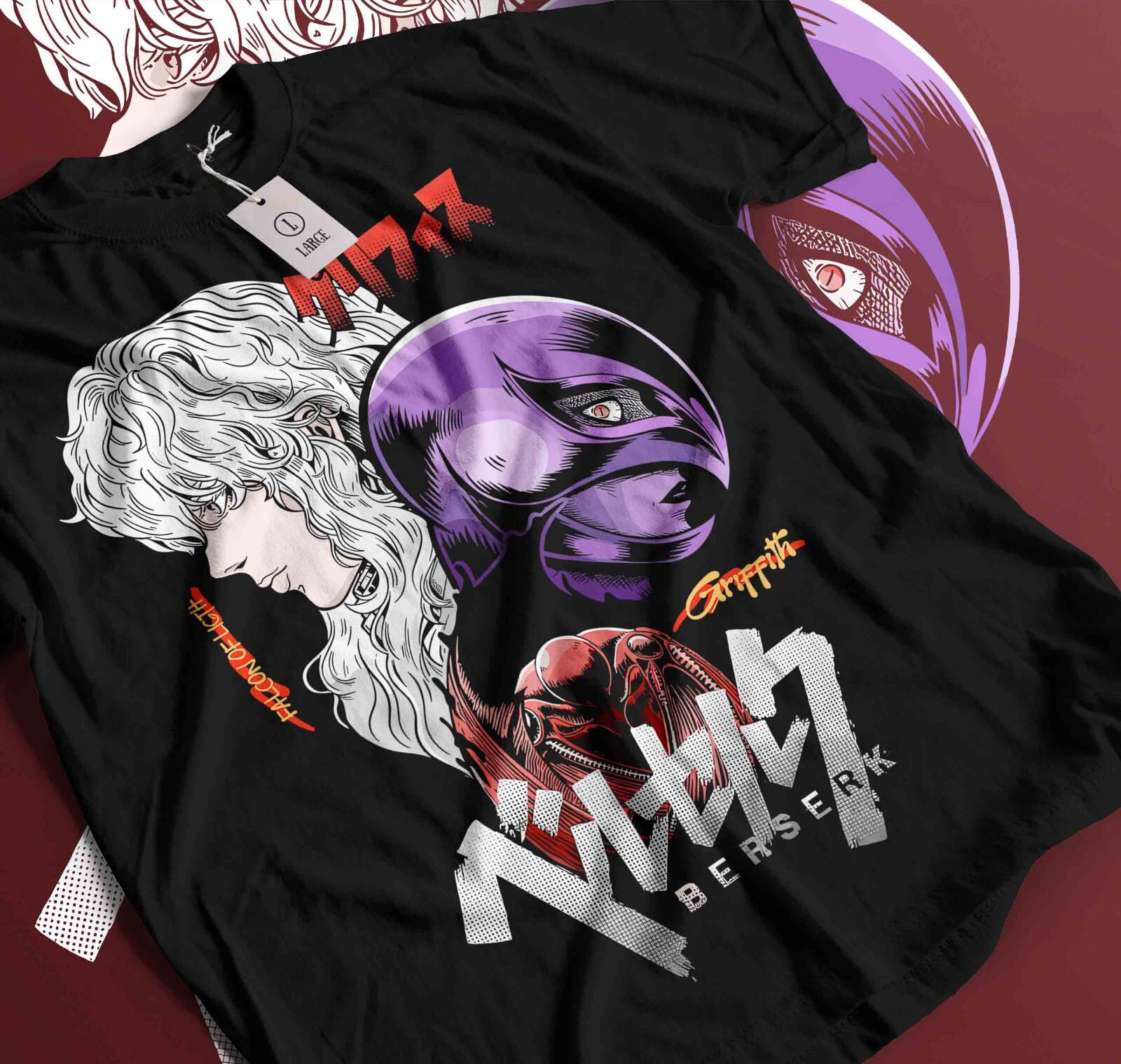 

Berserk Guts Shirt Skull Knight 90s T-Shirt Mens Womens Tees Top Gatsu Tshirt All Sizes Anime 501 M