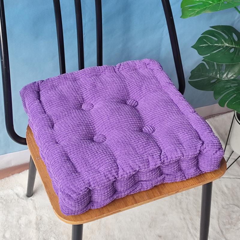 Cuscino per Sedia in Velluto a Coste con Chicchi di Mais 3D Fatto a Mano – Cuscino per Seduta Tatami Spesso