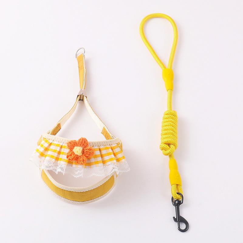 Anti-Escape Dog & Cat Leash with Cute Puppy Harness