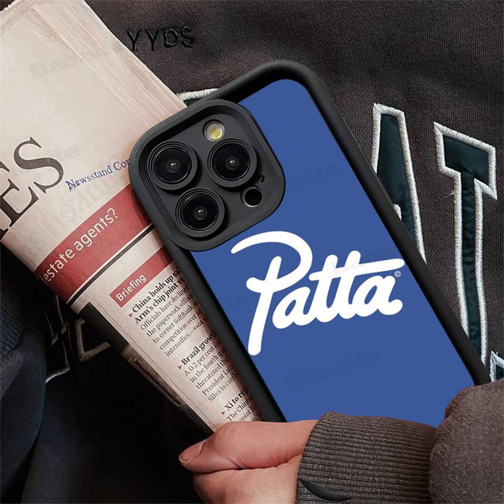 

Fashion P-Patta Silicone Phone Case For IPhone 17 Pro Max 16 15 14 13 12 11 Plus 17 Air iPhone 16pro max