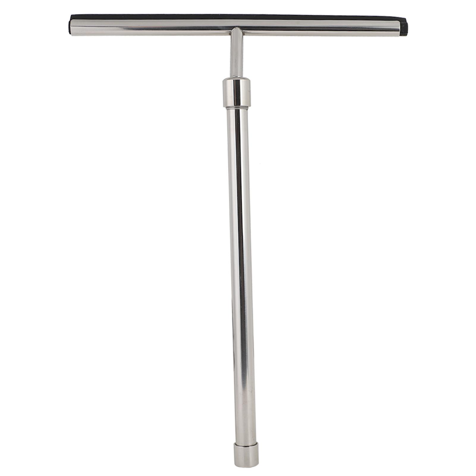 

Extendable Handle Stainless Steel Window Glass Cleaner Wiper Bathroom Mirror Brush