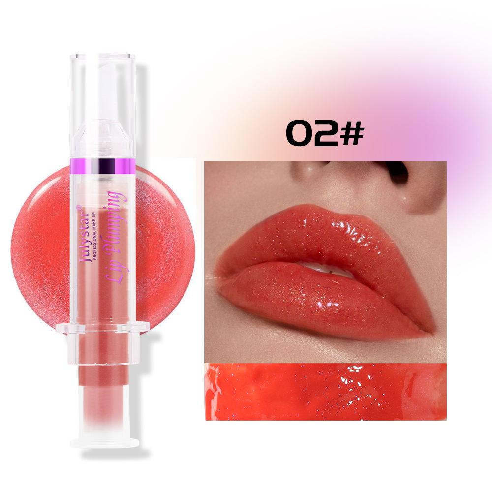 Pearlescent Long-lasting Moisturizing Lip Plumping Lip Nectar Moisturizing And Brightening Non-stick Cup Hydrating Doe Lip Glaze