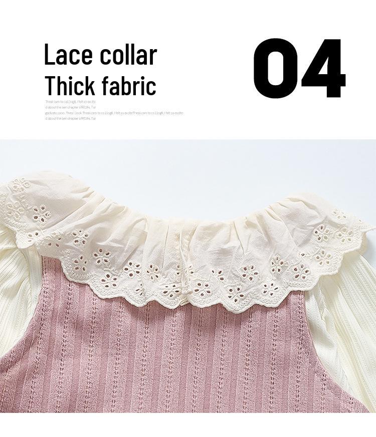 Jesień 2025 Dziewczęcy Trzyczęściowy Zestaw Sztruksowy